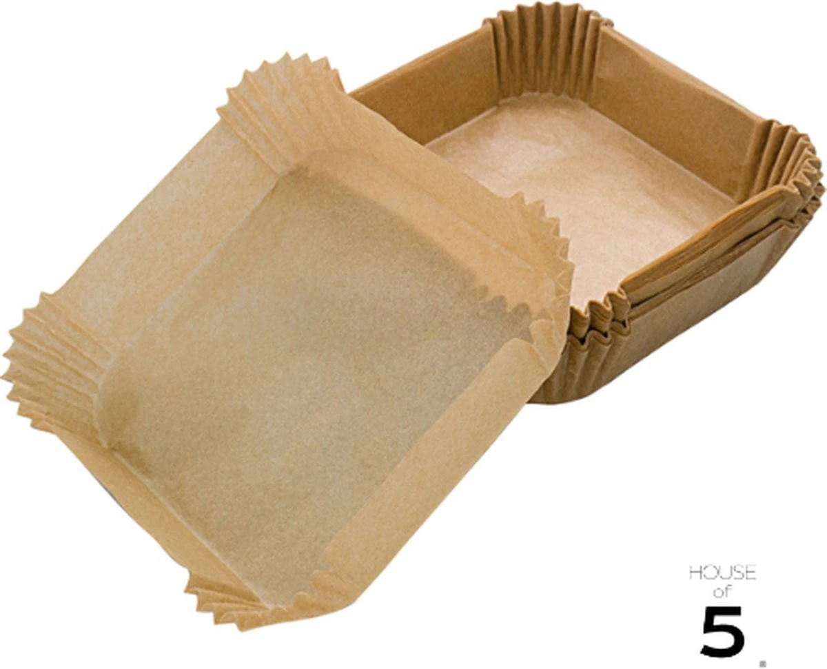 Airfryer Bakpapier - Wegwerpbakjes - 20 Tot 22cm - Airfryer Accessoires - 100 Stuks 8 Airfryer Bakpapier - Wegwerpbakjes - 20 Tot 22cm - Airfryer Accessoires - 100 Stuks - Afbeelding 8