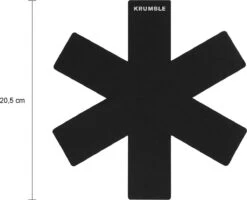 Krumble Panbeschermer 20/30/38cm Set Van 3 / Voor Tussen De Pannen / Beschermset - Zwart -Merkloos Winkel 1200x973 15