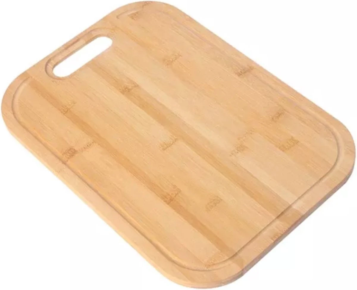 Janse Snijplank - Bamboe Snijplank Met Sapgeul 22x33cm - Houten Snijplank - Broodplank - Serveerplank - Kaasplank - Cutting Board 4 Janse Snijplank - Bamboe Snijplank Met Sapgeul 22x33cm - Houten Snijplank - Broodplank - Serveerplank - Kaasplank - Cutting Board - Afbeelding 4