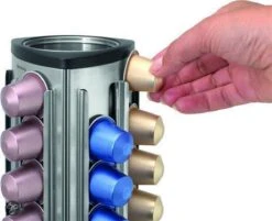 Brabantia Capsulehouder - Met Uitneembaar Bakje - Matt Steel - Geschikt Voor Nespresso Cups -Merkloos Winkel 1200x975 22