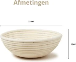 ML Kitchen Rijsmandje - Inclusief Deegmesje En Deegkleed - Rijsmand Banneton - Zuurdesem - Ø 23 Cm 19 ML Kitchen Rijsmandje - Inclusief Deegmesje En Deegkleed - Rijsmand Banneton - Zuurdesem - Ø 23 Cm -Merkloos Winkel 1200x977 7