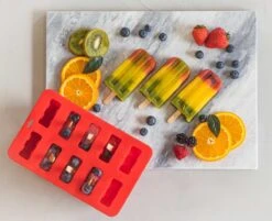 Sareva IJsjesmaker - 10 Ijsjes - Rood - Siliconen -Merkloos Winkel 1200x978 9