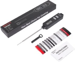 Brauch TP500 - Thermometer - Keukenthermometer - RVS - Voedsel Melk, Vlees, BBQ, Water, Zwart 8 Brauch TP500 - Thermometer - Keukenthermometer - RVS - Voedsel Melk, Vlees, BBQ, Water, Zwart -Merkloos Winkel 1200x979 11