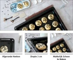 ICQN Ovenbakplaat - 422 X 375 X 31 Mm - Geëmailleerd 9 ICQN Ovenbakplaat - 422 X 375 X 31 Mm - Geëmailleerd -Merkloos Winkel 1200x980 8