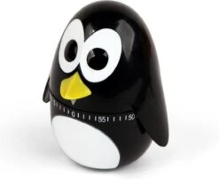 Kikkerland Kookwekker - In Een Vorm Van Een Penguin - 60 Minuten Timer - Keuken Accessoires