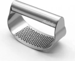 Merkloos Knoflookpers/Gemberpers - RVS - Vaatwasserbestendig - Handpers Voor Knoflook En Gember