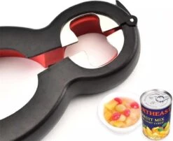 LOUZIR 6 In 1 Blikopener- Flesopener- Potopener- Deksel Opener- Gereedschap Om Doppen Van Flessen En Potten Te Verwijderen -Merkloos Winkel 1200x983 7