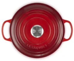 Le Creuset - Gietijzeren - Lage Braadpan - 24cm - Kersenrood -Merkloos Winkel 1200x989 1