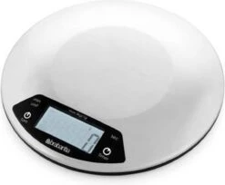 Brabantia Profile Keukenweegschaal - Rond - Met Kookwekker - RVS -Merkloos Winkel 1200x992 7