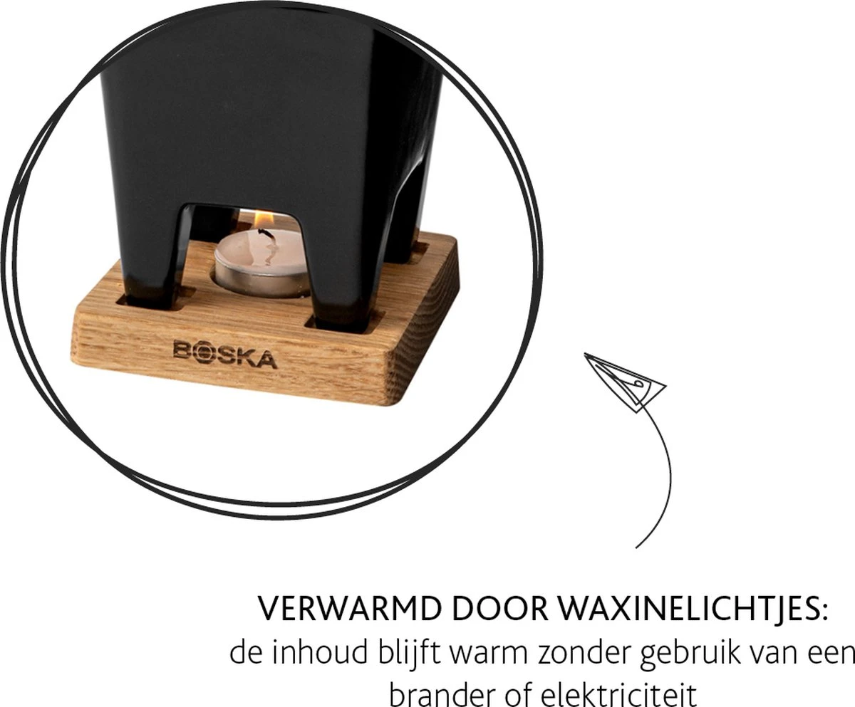 Boska Tapas Fondueset Nero - Fondueset - Voor 175 Gram Kaas - 300 Ml 5 Boska Tapas Fondueset Nero - Fondueset - Voor 175 Gram Kaas - 300 Ml - Afbeelding 5