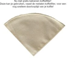 Hikr® Herbruikbare Koffiefilter - Incl. Gratis Katoenen Koffiefilter! - Filter Zonder Papier - Herbruikbaar - Opvouwbaar - Camping & Outdoor - Nr 4 Koffiefilterhouder -Merkloos Winkel 1200x994 13
