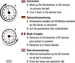CABANAZ - Mechanische Kookwekker, Metaal Met Magneet, KITCHEN TIMER, Groen -Merkloos Winkel 1200x995 14