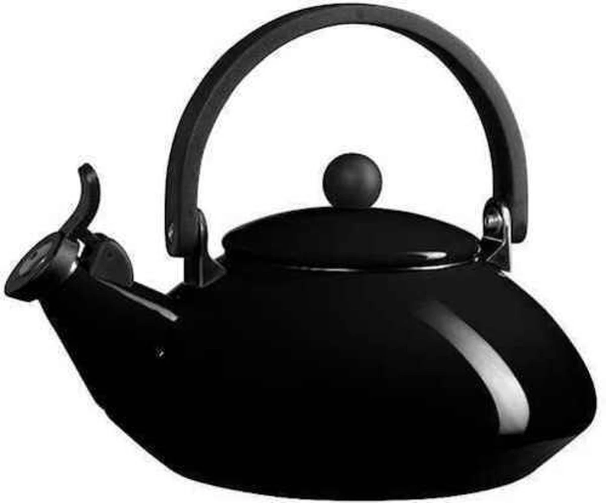 Le Creuset Fluitketels Zen Fluitketel Zwart, 1,5 Ltr 1 Le Creuset Fluitketels Zen Fluitketel Zwart, 1,5 Ltr