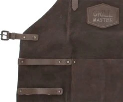 Old West BBQ Schort Barbecue Schort Leer - Bruin -Merkloos Winkel 1200x997 1