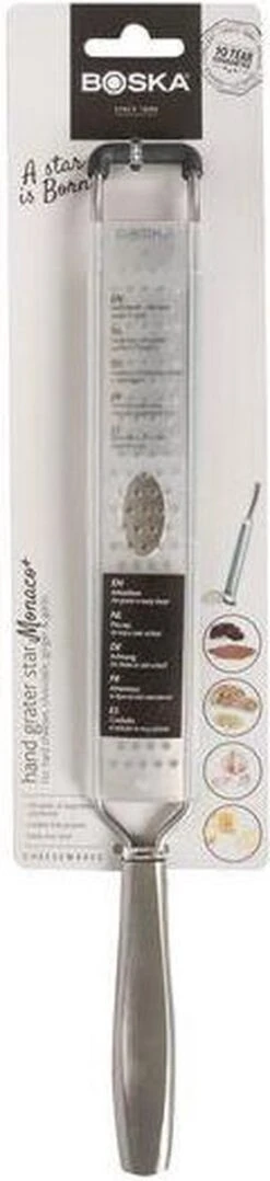 Boska Handrasp Star Monaco+ - Keukenrasp - Handrasp - Handrasp Kaas - Handrasp Fijn - Citroenrasp - Kaas Raspen - Handrasp RVS - Vaatwasserbestendig - Keukengerei - Keuken Accessoires - 10 Jaar Garantie -Merkloos Winkel 275x1200 1