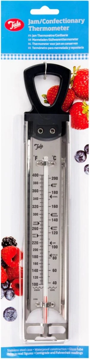 Thermometer Voor Jam, RVS, Zilver - Tala 2 Thermometer Voor Jam, RVS, Zilver - Tala - Afbeelding 2