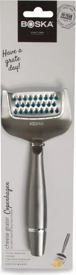 Boska Kaasrasp Copenhagen - Kaasrasp Harde Kaas - Kaasrasp Voor Oude Kaas - Vaatwasserbestendig - Multifunctionele Kaasrasp - RVS - 180 X 74x 20 Mm - Keukengerei - Keuken Accessoires - 10 Jaar Garantie -Merkloos Winkel 333x1200