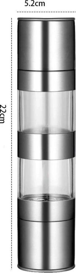Merkloos Peper- En Zoutmolen- 2 In 1 - RVS - 22 X 5,2 Cm -Merkloos Winkel 335x1200 1