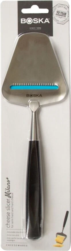 Boska Kaasschaaf Milano+ - Kaasschaaf Voor Harde Kaas - Vaatwasserbestendig - Kaasschaaf Zwart - Cadeautips - Keukengerei - Keuken Accessoires - 10 Jaar Garantie -Merkloos Winkel 340x1200