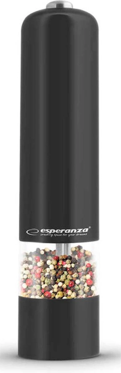 Esperanza Elektrische Pepermolen Malabar - Black 1 Esperanza Elektrische Pepermolen Malabar - Black