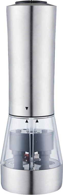 KROMS Peper En Zoutmolen Set - Peper En Zoutmolen Set Elektrisch -2 In 1 - Instelbare Maalgraad - Pepermolen - Zoutmolen - Peper En Zoutmolen Elektrisch -Merkloos Winkel 392x1200