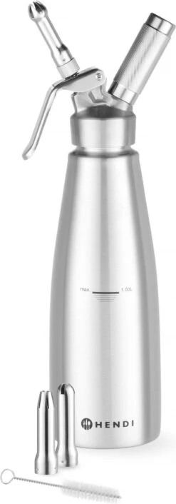 Hendi Profi Line Slagroomapparaat H588024, 1L RVS