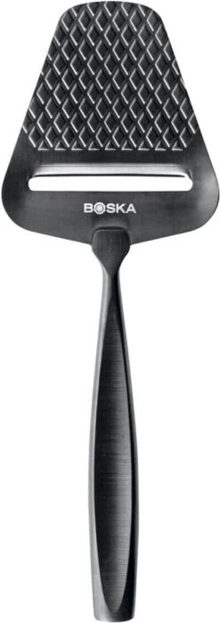 Boska Kaasschaaf Monaco+ Dark - Design Kaasschaaf - Kaasschaaf Voor Harde Kaas - Kaasschaaf Donker - RVS - Vaatwasserbestendige Kaasschaaf - Cadeautip - Keukengerei - Keuken Accessoires - 10 Jaar Garantie