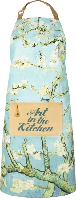 Memoriez Keukenschort Van Gogh Bloesem 100% Katoen