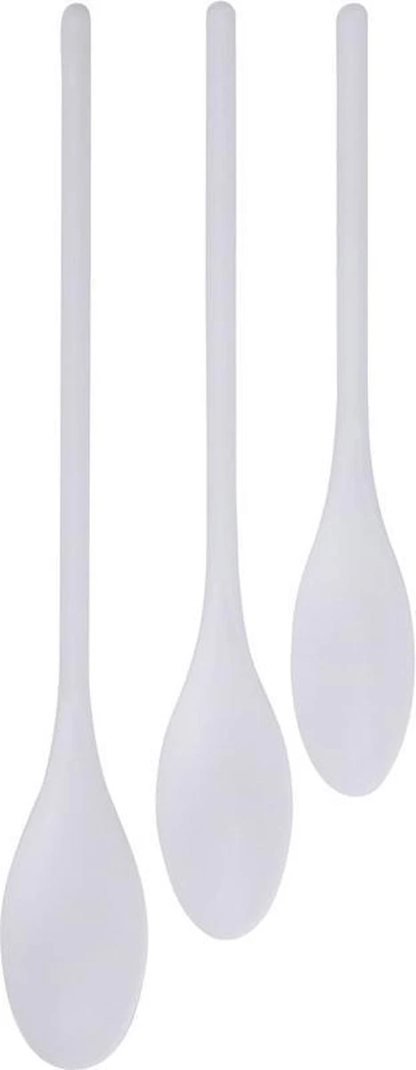 Excellent Houseware 3 Kunststof Pollepels In 3 Maten - Kookgerei Pollepel - Roerlepels 1 Excellent Houseware 3 Kunststof Pollepels In 3 Maten - Kookgerei Pollepel - Roerlepels