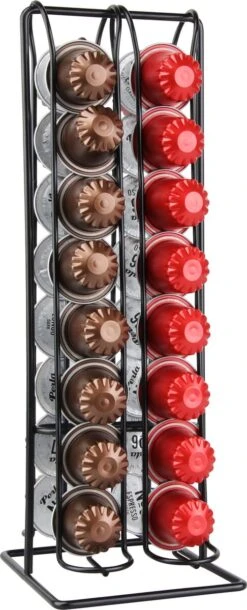 Niceey Capsule Houder - Cuphouder Voor Nespresso - 32 Capsules - RVS - Zwart -Merkloos Winkel 486x1200 2