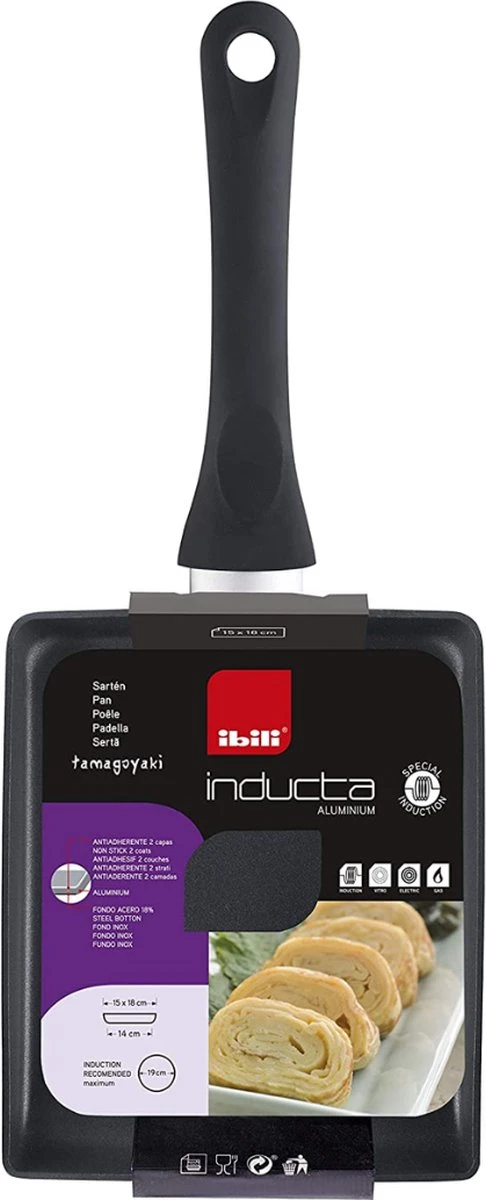 Merkloos TIB Japanse Stijl Omeletpan - Eierpan - Tamagoyaki - Geschikt Voor Inductie 8 Merkloos TIB Japanse Stijl Omeletpan - Eierpan - Tamagoyaki - Geschikt Voor Inductie - Afbeelding 8