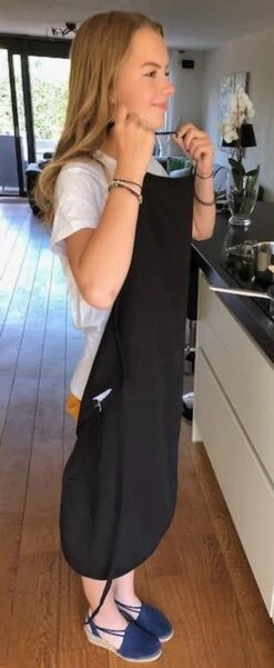 Treb Horecalinnen Schorten Halterschorten 4 Stuks Zwart - Treb Workwear -Merkloos Winkel 493x1200