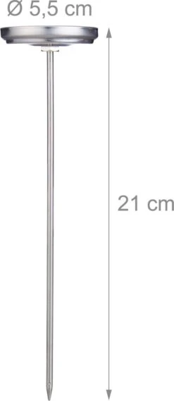 Relaxdays Vleesthermometer Analoog - Bbq Thermometer Rvs - Braadthermometer 20 Cm Barbecue -Merkloos Winkel 522x1200 1