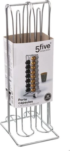 RVS Cuphouder En Standaard Voor 32 Nespresso Cups - Capsulehouder Metaal -Merkloos Winkel 560x1200 1