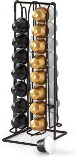 RVS Nespresso Capsule Houder Van Metaal Voor 48 Cups - Dispenser En Standaard -Merkloos Winkel 578x1200 1
