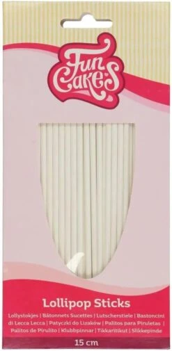 FunCakes - Lollipop Stokjes - 15cm - Pk/50