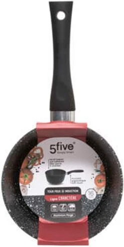 5Five - Steelpan/sauspan - Alle Kookplaten Geschikt - Zwart - D16 Cm -Merkloos Winkel 604x1200