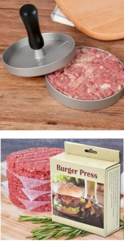 YUGN Hamburgerpers - Anti Aanbaklaag - RVS - BBQ Accessoires - Inclusief 50 Waxpapiertjes - Cadeau Tip 14 YUGN Hamburgerpers - Anti Aanbaklaag - RVS - BBQ Accessoires - Inclusief 50 Waxpapiertjes - Cadeau Tip -Merkloos Winkel 611x1200 2