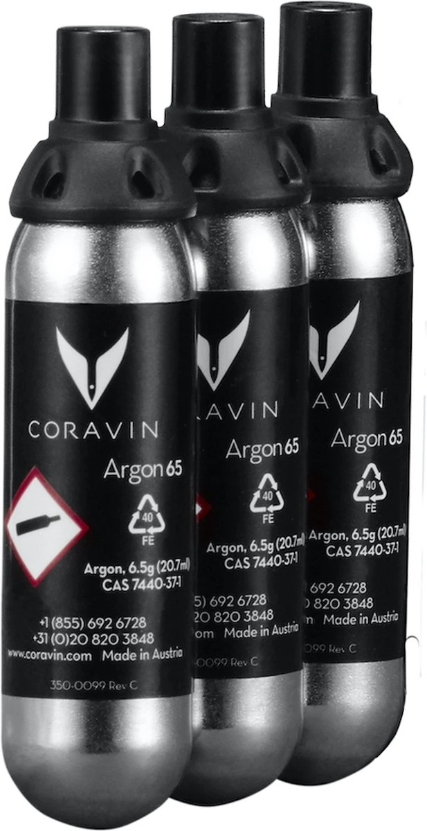Coravin - Pure Capsules Set Of 3 Pieces 1 Coravin - Pure Capsules Set Of 3 Pieces