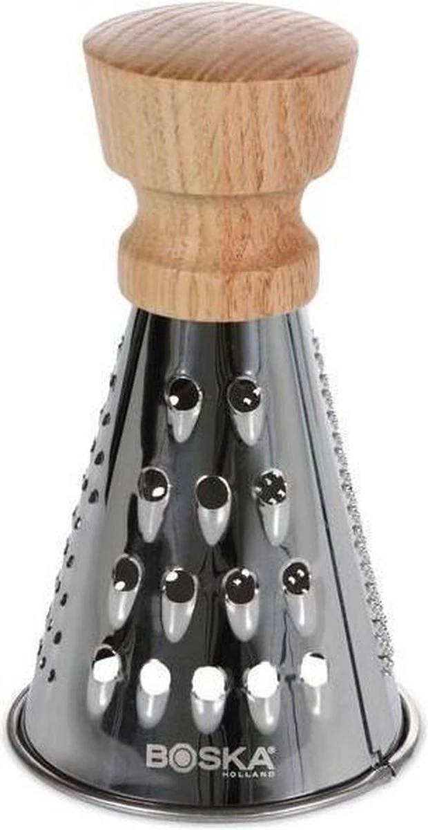 Boska Tafelrasp Mini Oslo - Kaasrasp - Met 3 Snijvlakken - Bruin/Zilver 5 Boska Tafelrasp Mini Oslo - Kaasrasp - Met 3 Snijvlakken - Bruin/Zilver - Afbeelding 5