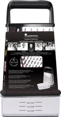 Masterpro Blokrasp Met Opvangbak - Zwart - Roestvrijstaal -Merkloos Winkel 625x1200