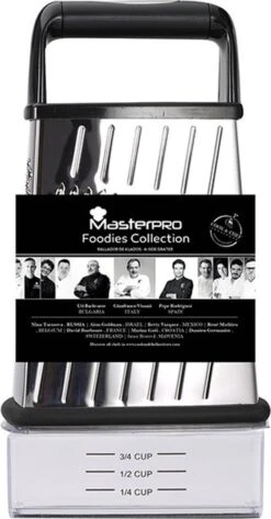 Masterpro Blokrasp Met Opvangbak - Zwart - Roestvrijstaal -Merkloos Winkel 626x1200 2