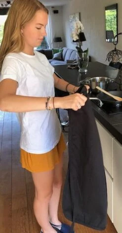 Treb Horecalinnen Schorten Halterschorten 4 Stuks Zwart - Treb Workwear -Merkloos Winkel 628x1200