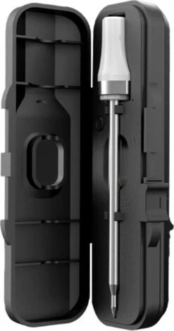 BBQ PRO - Vleesthermometer Draadloos - 2-in-1 Oventhermometer - BBQ Thermometer - App & Bluetooth - Thermometer Koken - Meater - RVS & Fast Charger - 30 Meter - Valentijn - Vaderdag - Moederdag - Grillmeister -Merkloos Winkel 629x1200