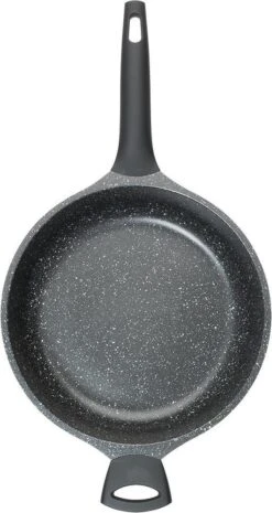 Sola Hapjespan Fair Cooking - Ø 28 Cm - Zwart/wit - Aluminium - Antiaanbaklaag -Merkloos Winkel 638x1200