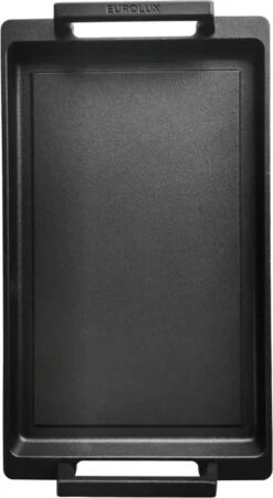 Eurolux Teppanyaki Plaat Met Grepen - 41 X 24 X 2.5 Cm - Zwart - Aluminium - Geschikt Voor Alle Warmtebronnen -Merkloos Winkel 658x1200 2