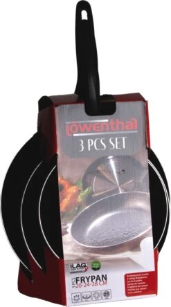 Löwenthal Hoogwaardige Koekenpan Set - 3 Stuks - PFOA Vrije Anti-aanbaklaag - Zwart 12 Löwenthal Hoogwaardige Koekenpan Set - 3 Stuks - PFOA Vrije Anti-aanbaklaag - Zwart -Merkloos Winkel 667x1200 1