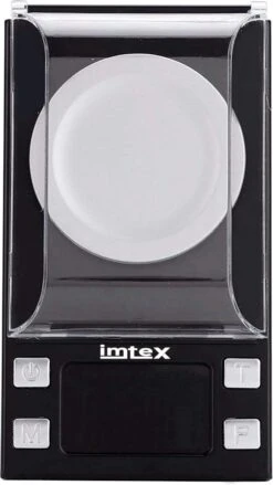 Imtex Precisieweegschaal 50 G / 0,001 Gram - Milligram-Weegschaal - Zakweegschaal - Laboratoriumweegschaal Met LCD-Display - Brievenweegschaal - Professionele Digitale Weegschaal - Goudweegschaal - Zwart -Merkloos Winkel 675x1200 3