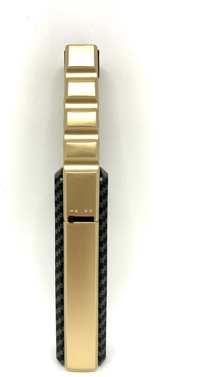 Labirent® - Turbo Torch - Gasbrander - Aansteker - Carbon Fiber/Goud - Windproof - Vervulbaar - Verstelbare Sterke Vlam (4/10cm) 5 Labirent® - Turbo Torch - Gasbrander - Aansteker - Carbon Fiber/Goud - Windproof - Vervulbaar - Verstelbare Sterke Vlam (4/10cm) - Afbeelding 5
