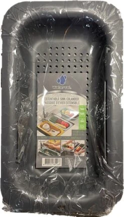 Waterval Gootsteenzeef Uitschuifbaar Vergiet Keuken – Wassen Groente En Fruit – Afgieten Pasta Hulpmiddel - Donkergrijs -Merkloos Winkel 688x1200 2